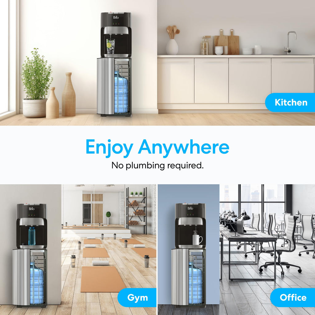 Bottom Loading Water Cooler Dispenser for 5 Gallon Bottles Y36217