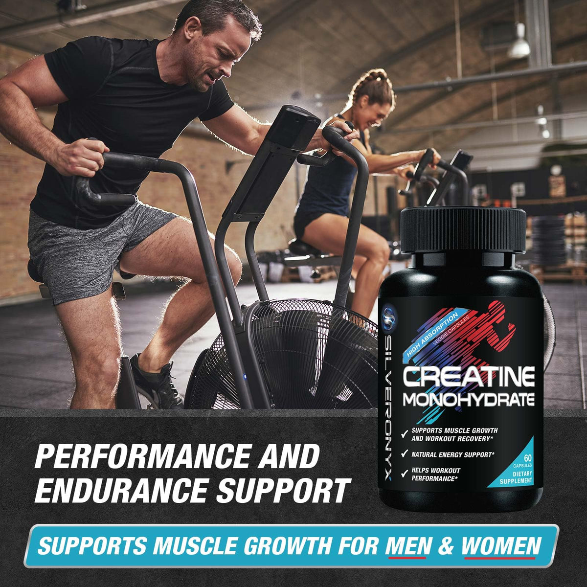 Micronized Creatine Monohydrate 3000mg 60 Capsules G31349
