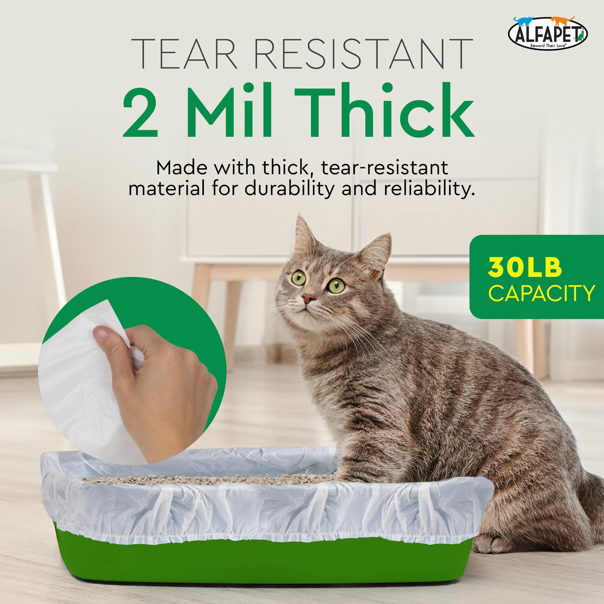 Heavy Duty 52 Pack Litter Box Liners B750