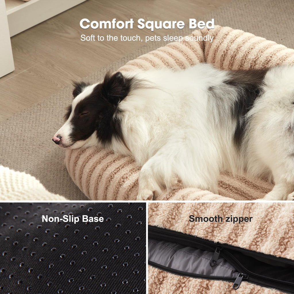 Medium Washable Dog Bed with Removable Cover V787111