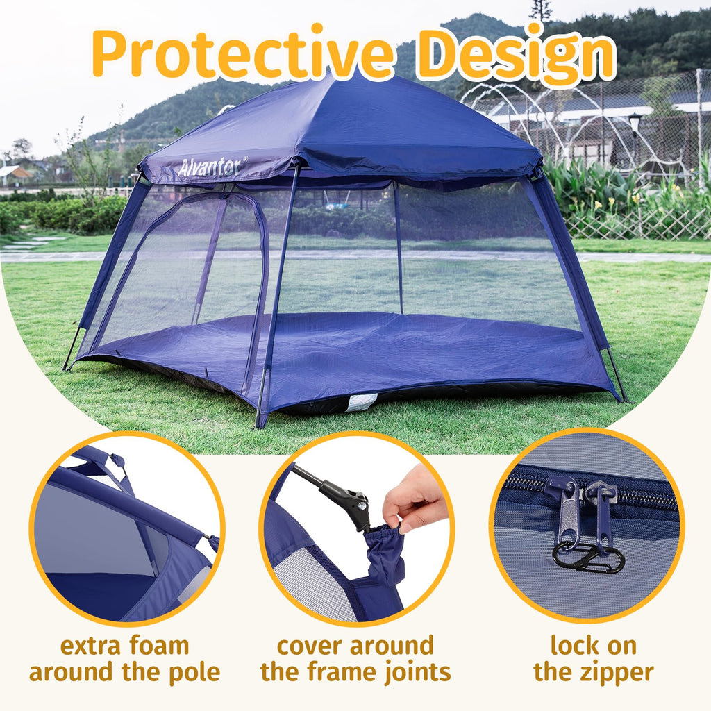 Portable Baby Playpen with Mesh D819