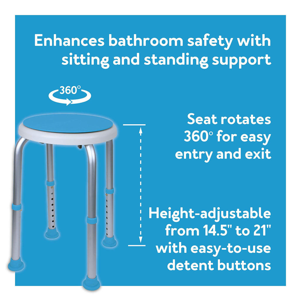 Swivel Shower Stool With Padded Seat B55204