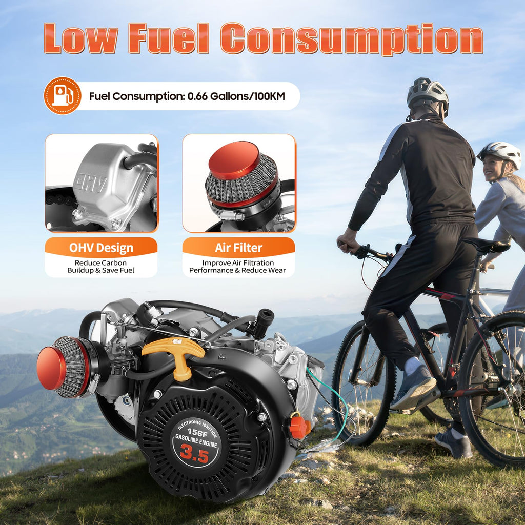 100CC 2-Stroke Gas Motorized Bike Conversion Kit H534035