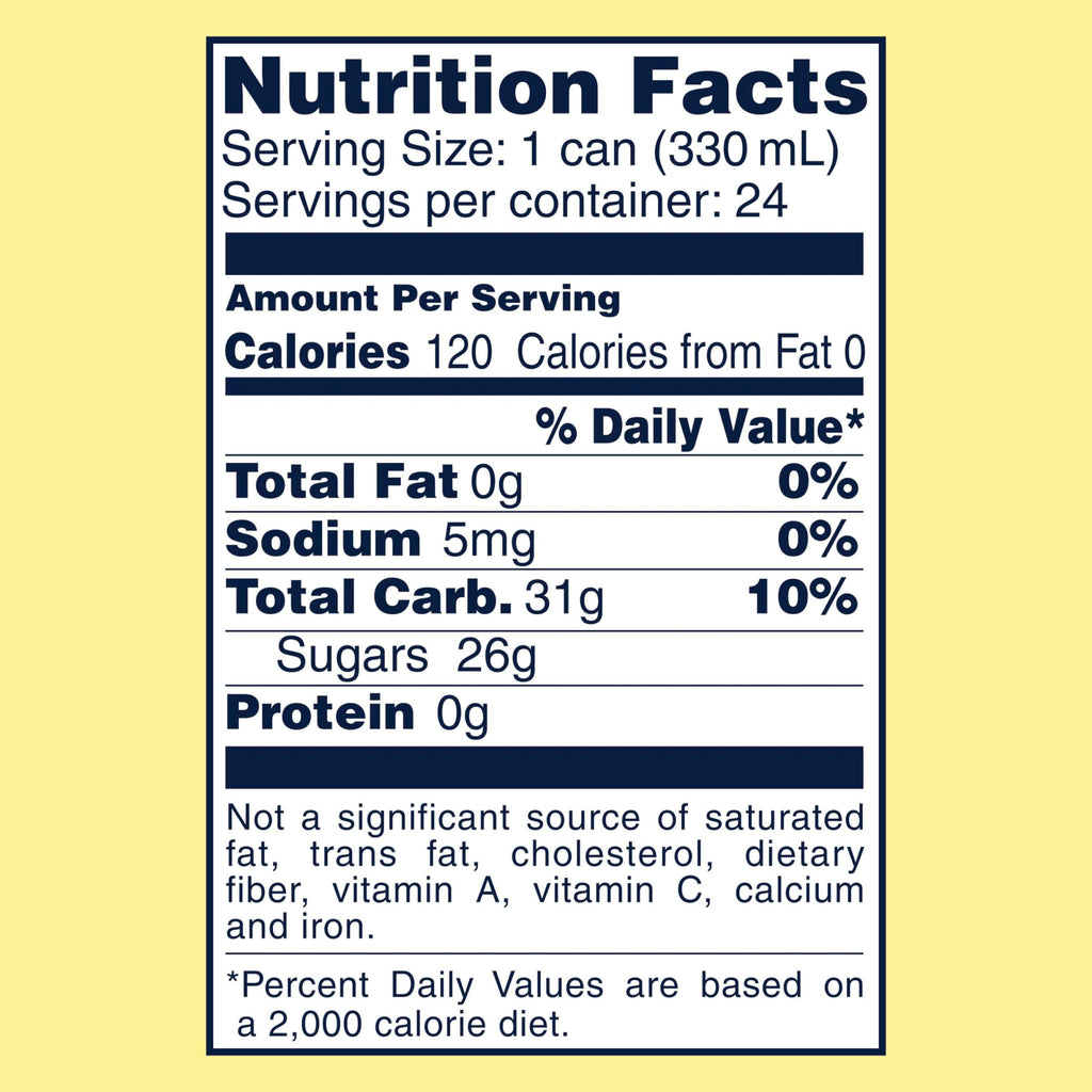 Italian Sparkling Lemon Beverage 24 Pack of 11.15 Fl Oz Cans C328704