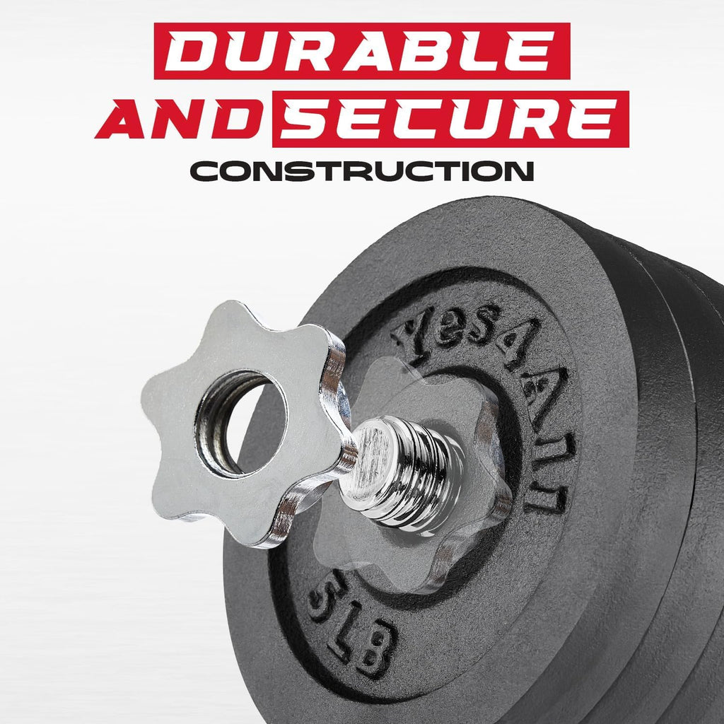 Adjustable Dumbbell Set with Weight Plates J924607