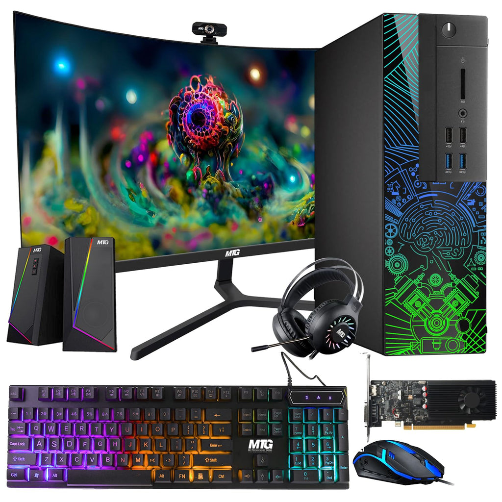 Gaming Desktop PC, Intel Core i5 6th Gen, 16GB RAM, 256GB SSD + 2TB HDD R230