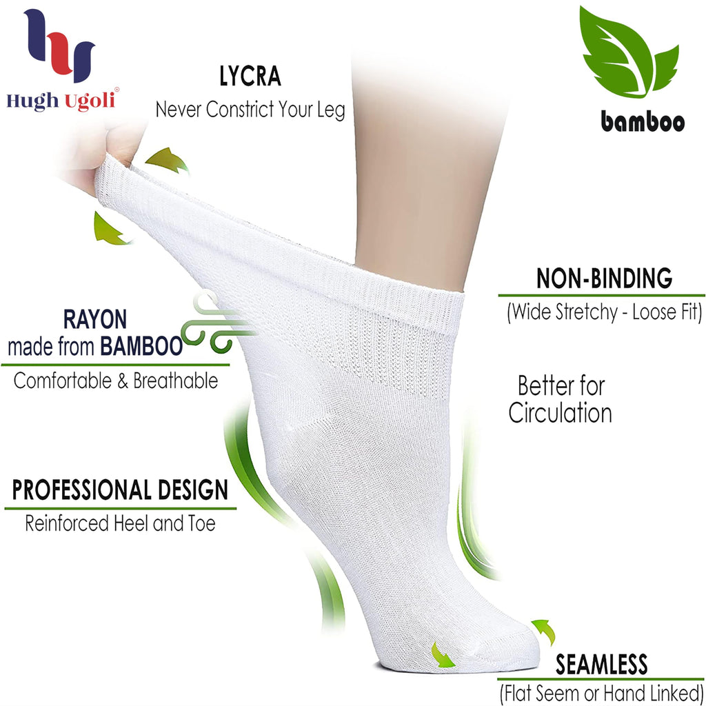 Bamboo Seamless Ankle Socks D390