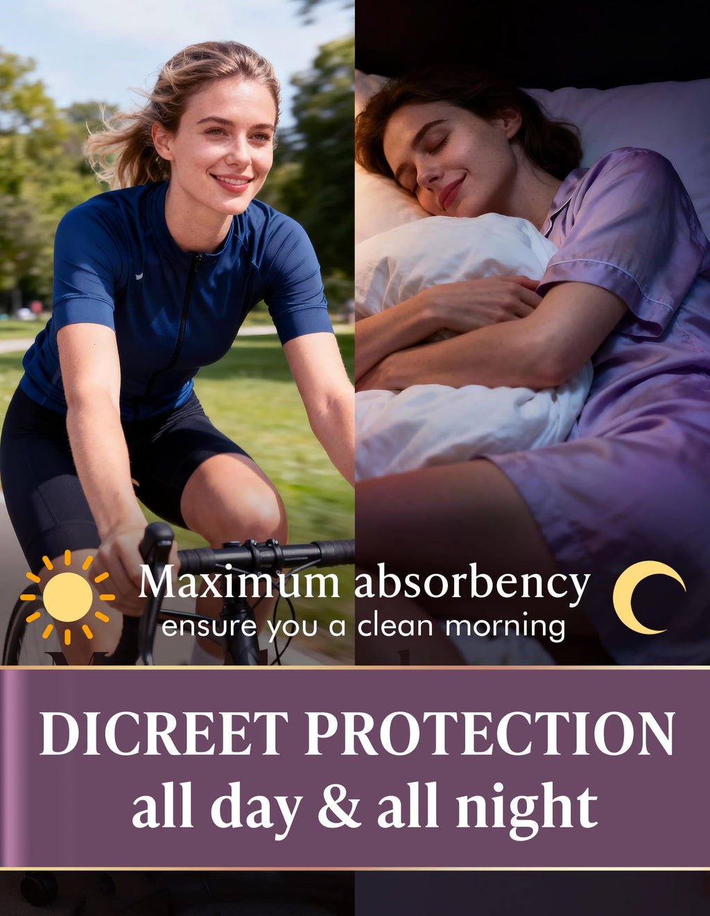 Washable Absorbency Urinary Incontinence Underwear for Women High Waist Leak Proof Panties 60ML, 3 Pack Beige White E40315