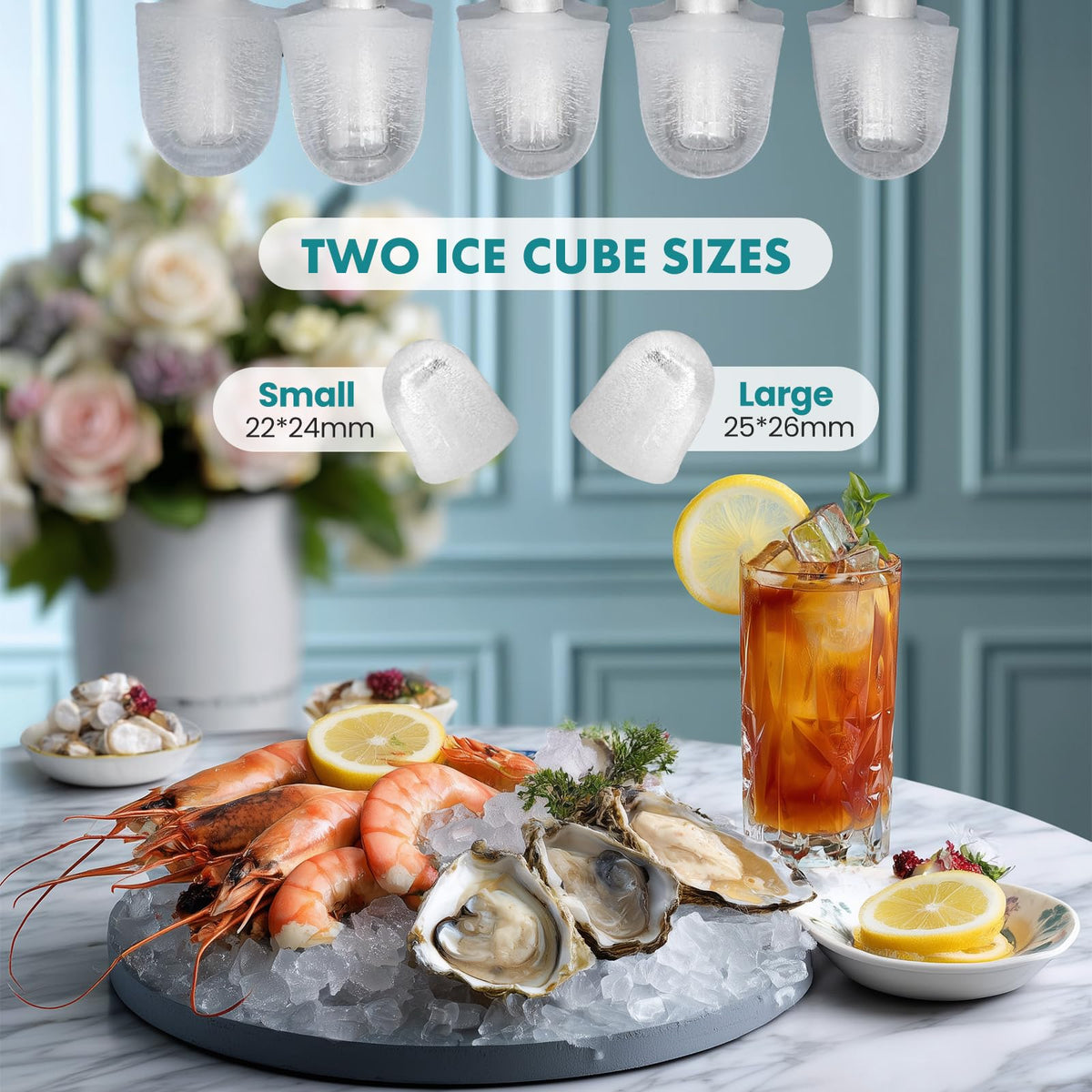 Portable Ice Maker Machine with Handle J16659