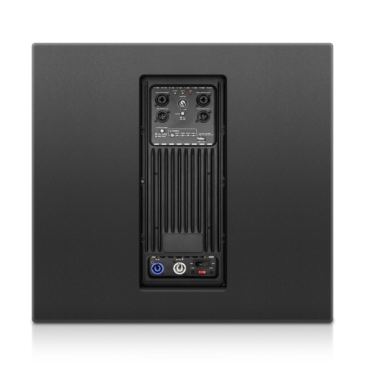 Black 18” 1600W Powered Line Array Subwoofer K1103