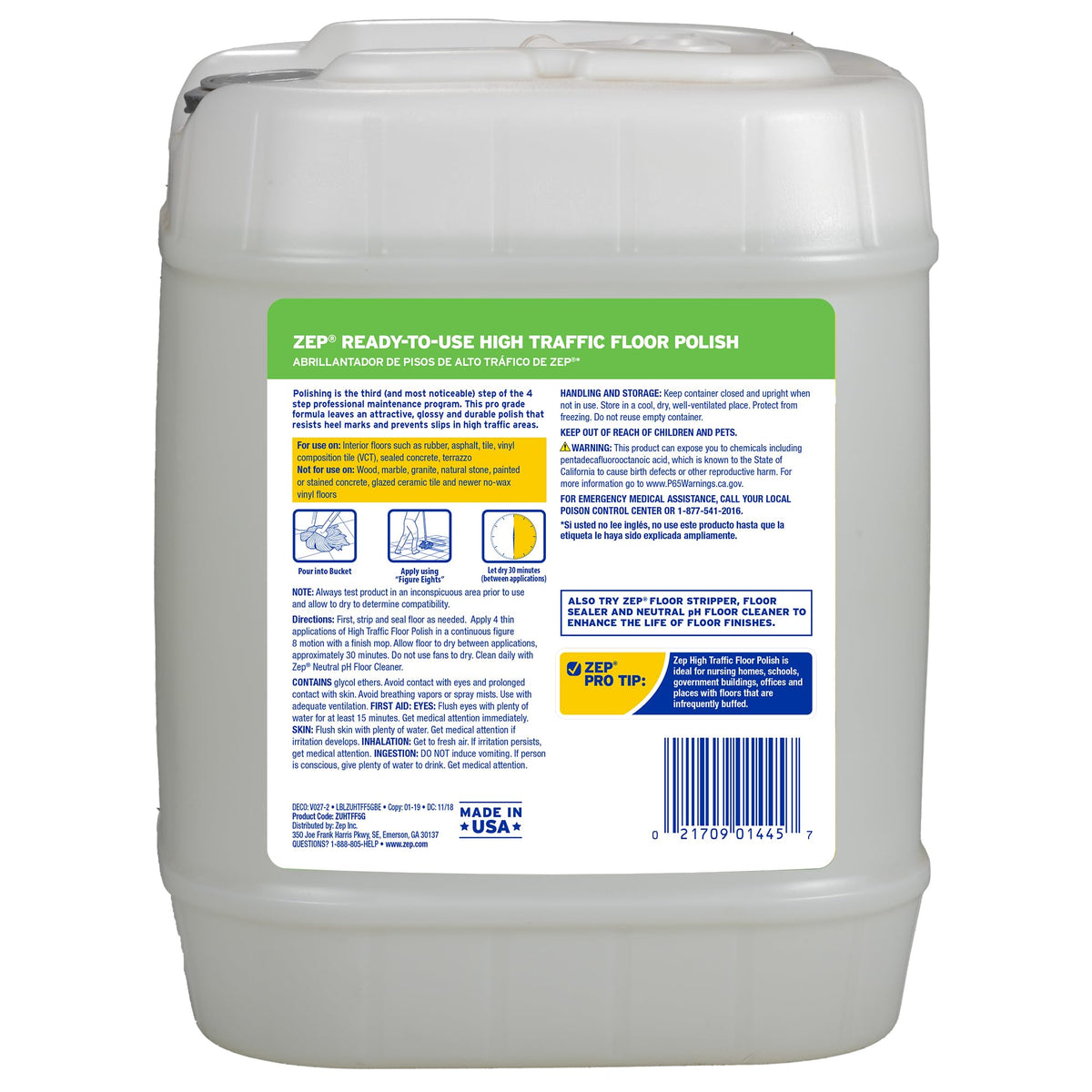 High Traffic Floor Polish 5 Gal I280551