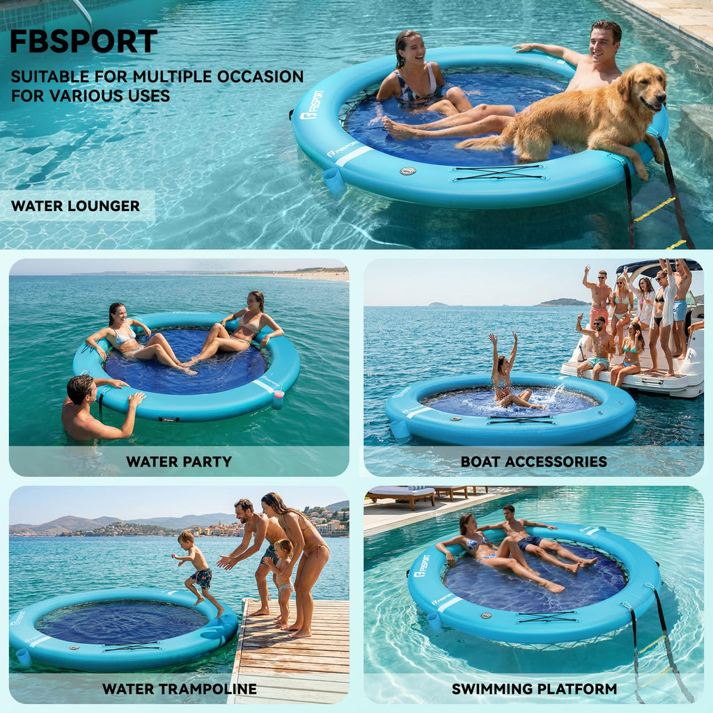 Inflatable Water Hammock Floating Ring O557