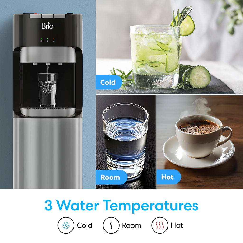 Bottom Loading Water Cooler Dispenser for 5 Gallon Bottles Y36217