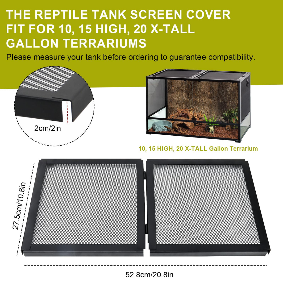 Reptile Tank Screen Cover M88403
