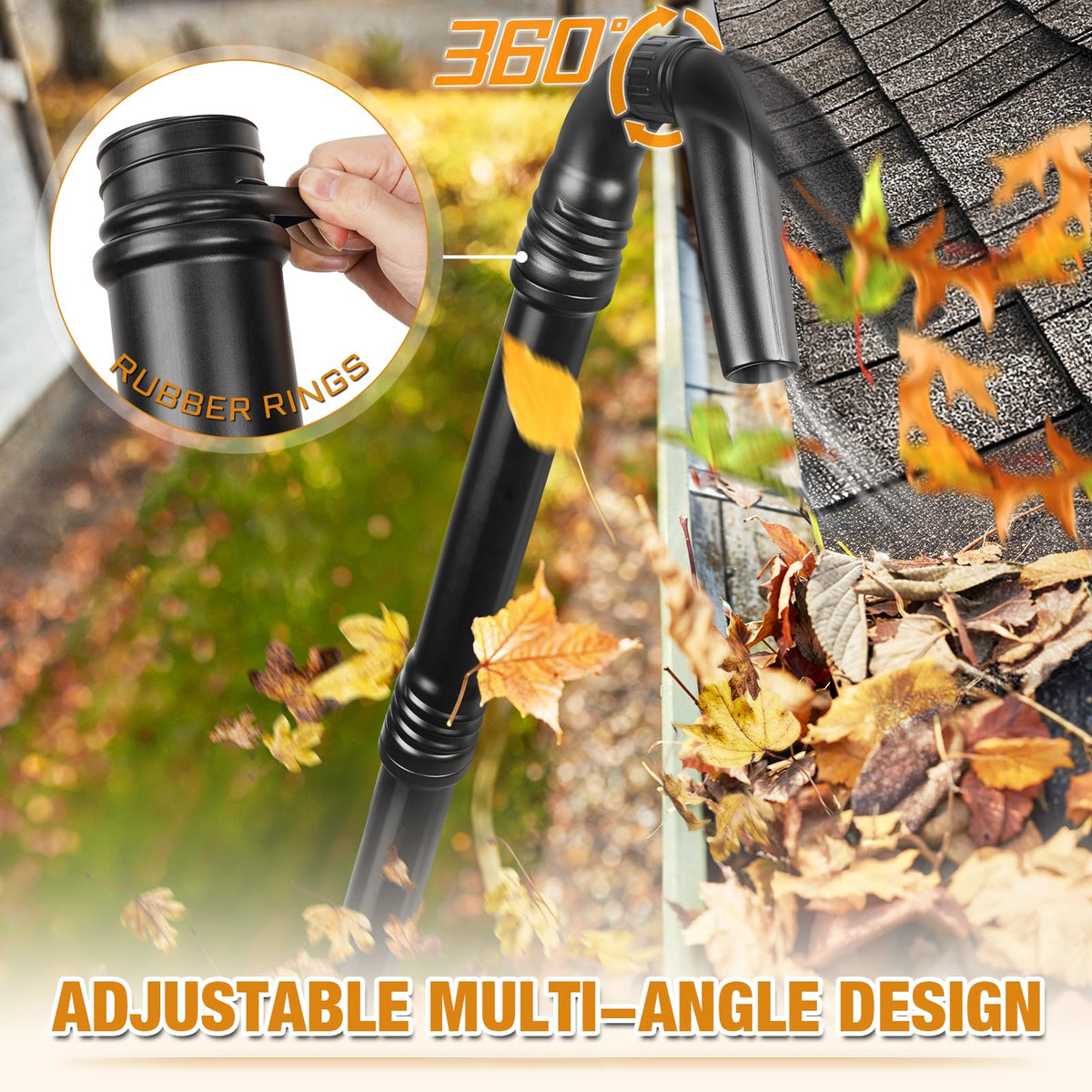 Leaf Blower Attachment with Reflector Z353