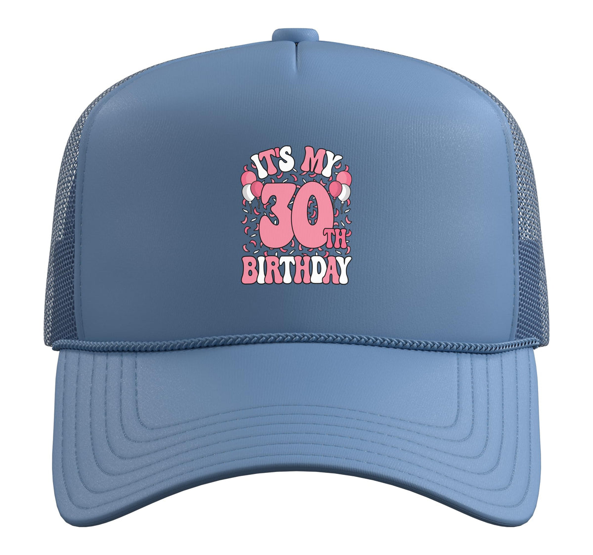 30th Birthday Trucker Hat with Adjustable Mesh Back H837052