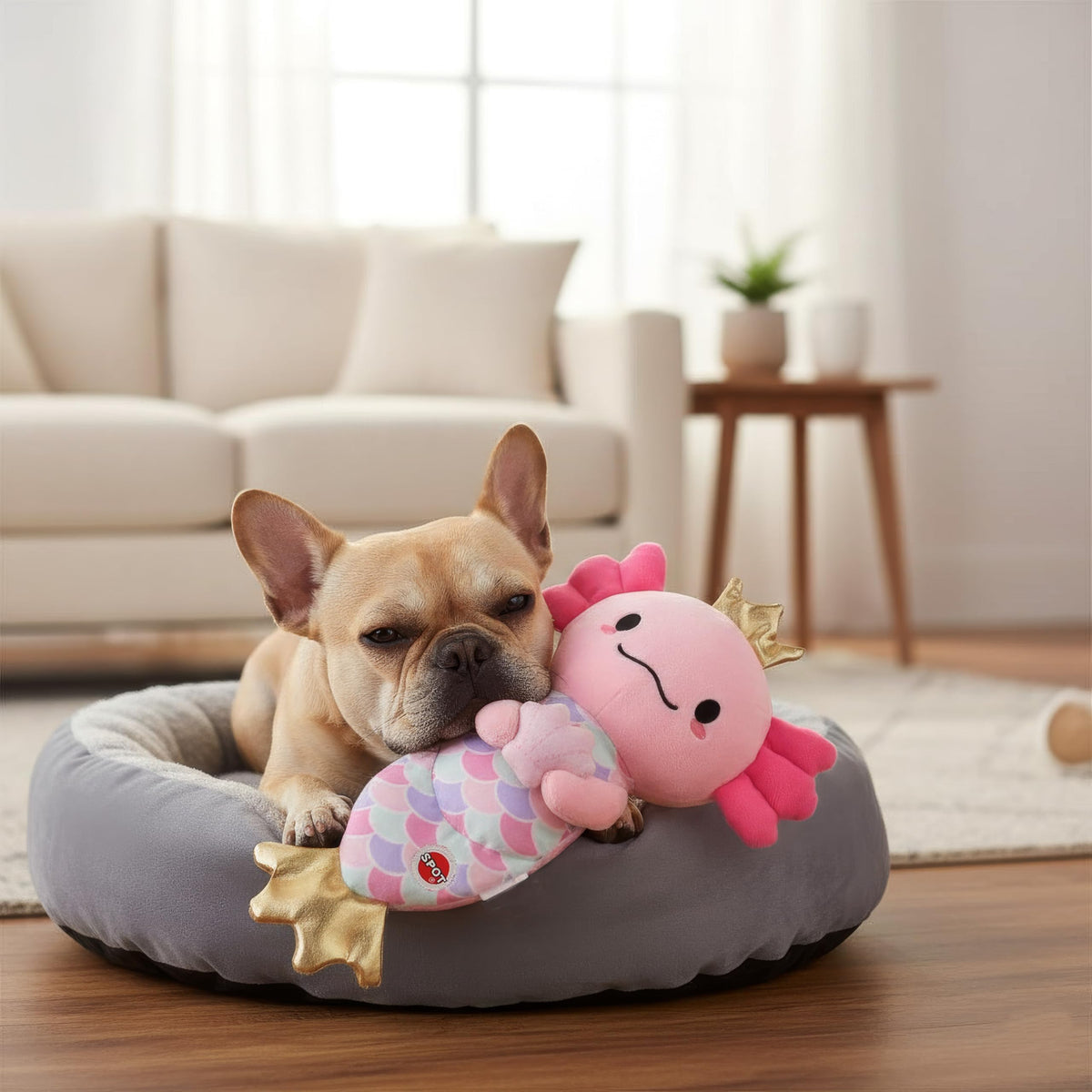 10″ Soft Plush Dog Toy with Squeaker G726