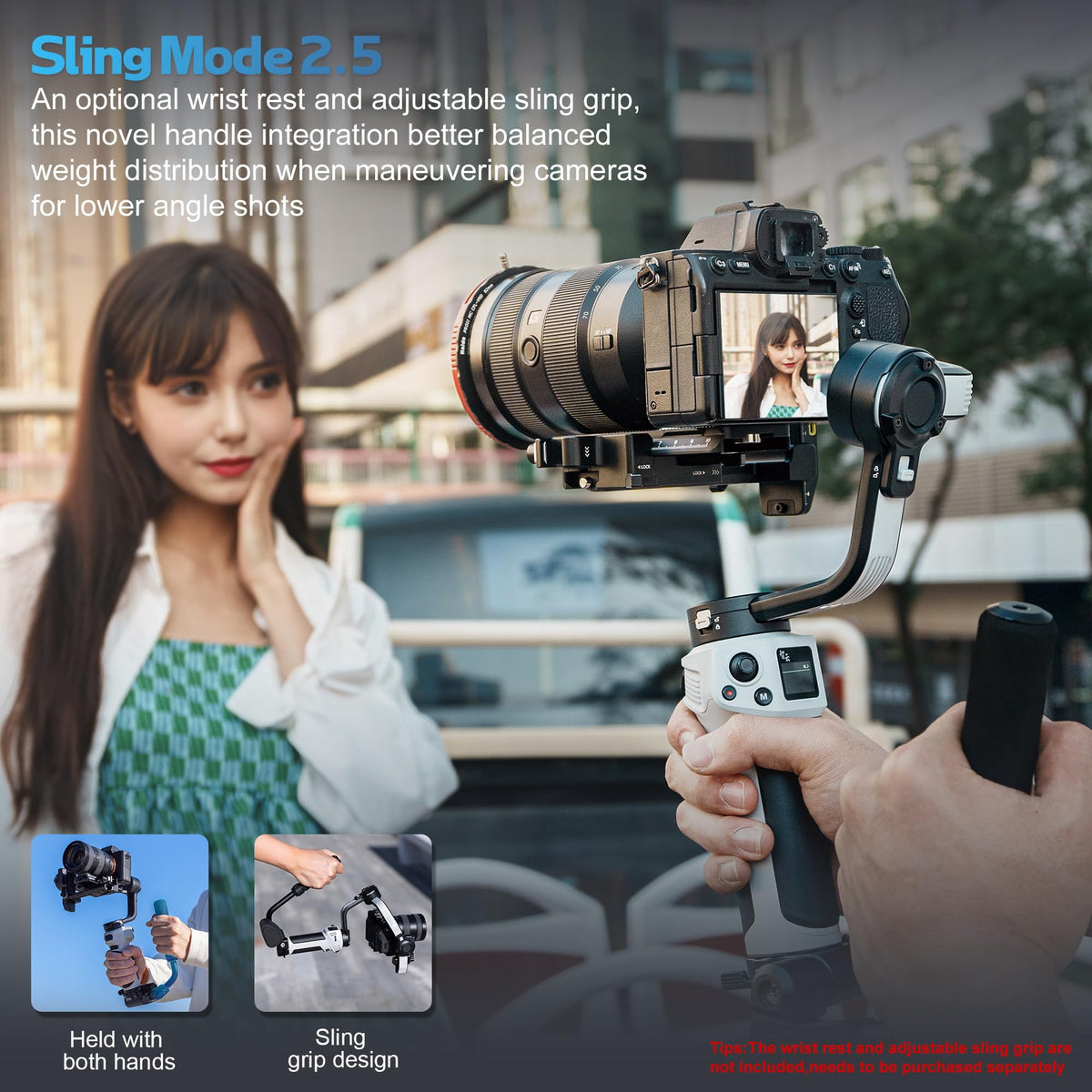 Lightweight 3-Axis Camera Gimbal Stabilizer F598