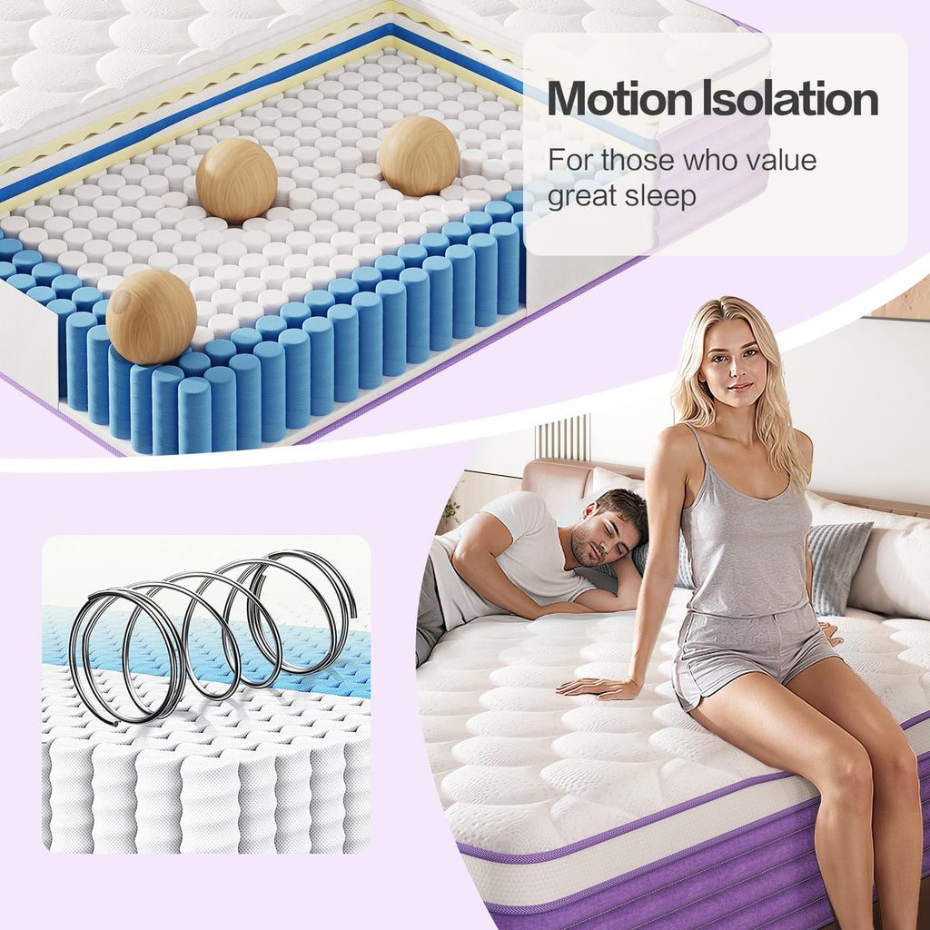 Queen 12 Inch Hybrid Mattress C674994