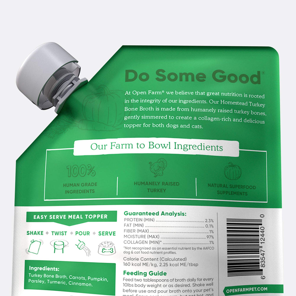 Bone Broth Food Topper for Dogs and Cats 12oz U65080