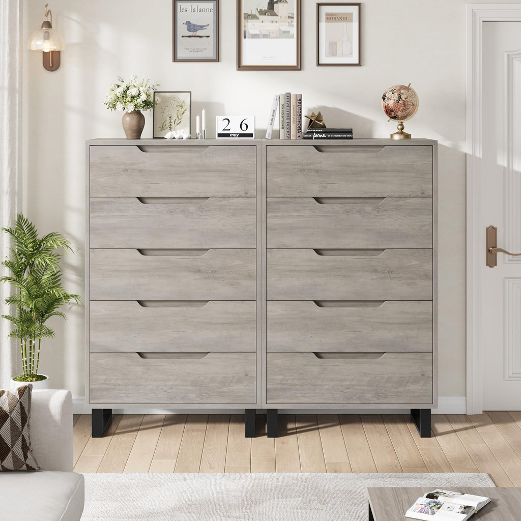 5 Drawer Vertical Dresser with Storage Z5933