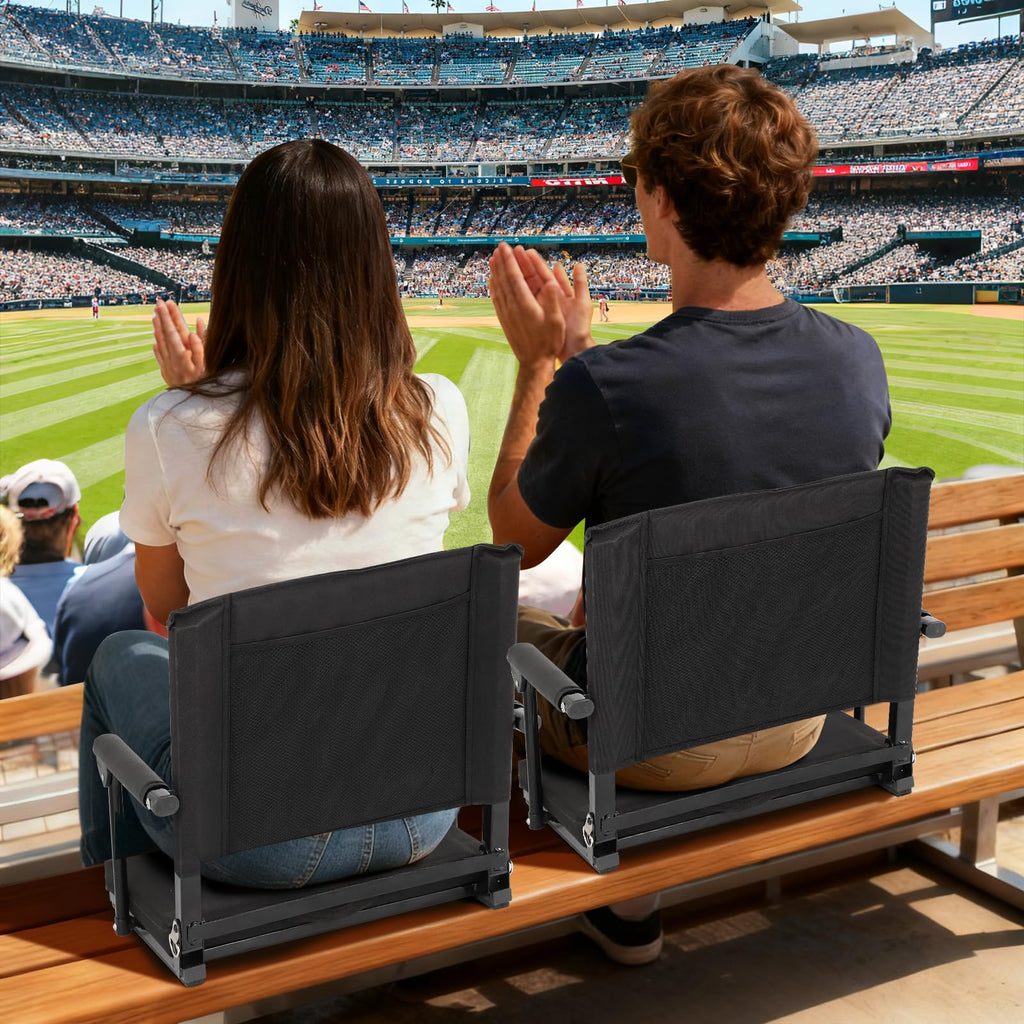 2 PCS Stadium Seats with Back Support G6129