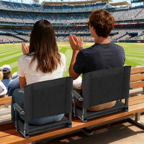 2 PCS Stadium Seats with Back Support G6129