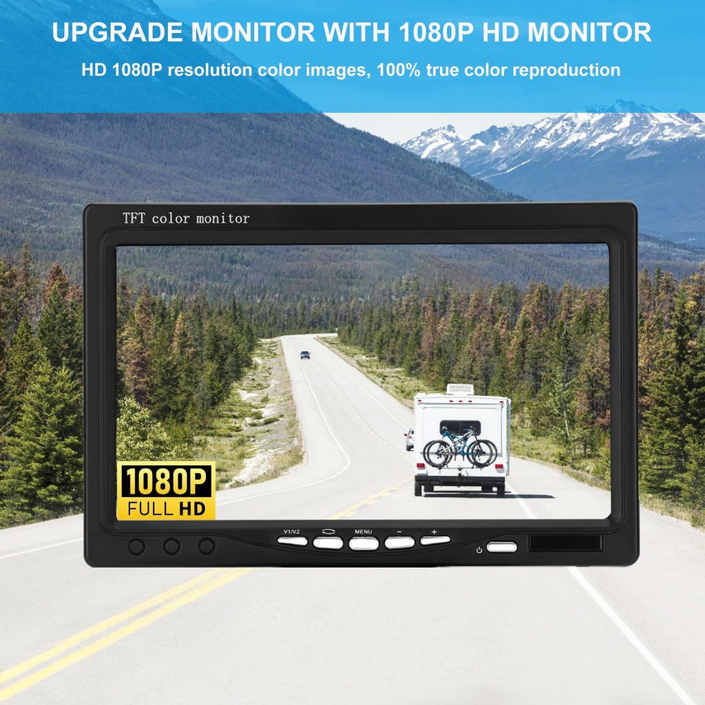 7 Inch Waterproof Wired Backup Camera System A409055