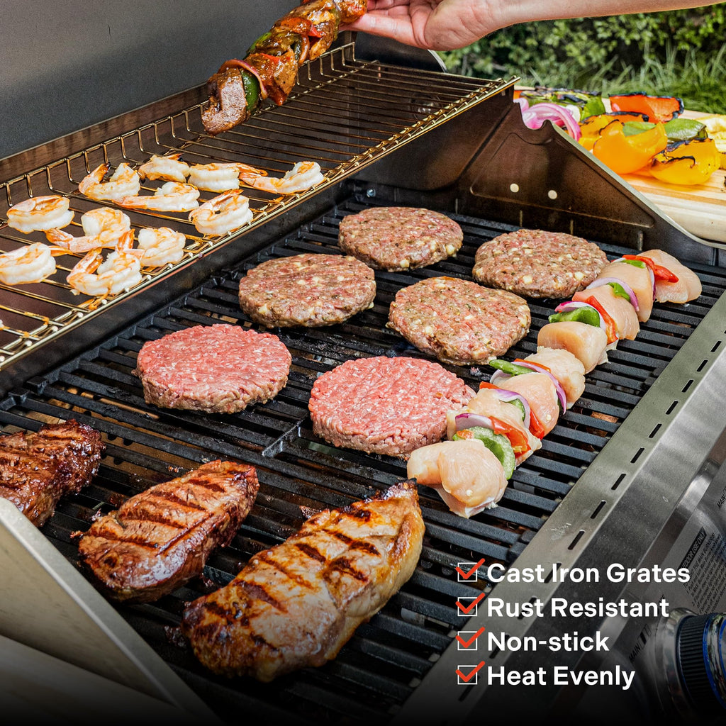 4+2 Burner Propane Gas Grill Stainless Steel X6872