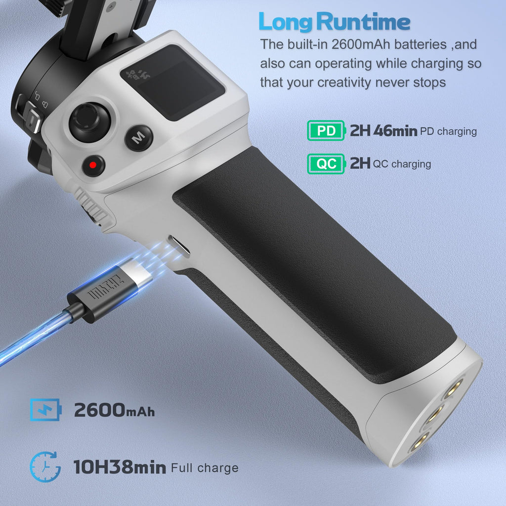 Lightweight 3-Axis Camera Gimbal Stabilizer F598