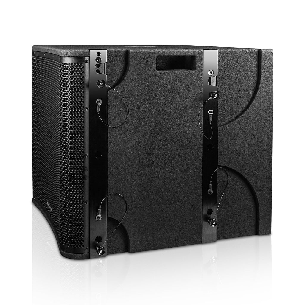 Black 18” 1600W Powered Line Array Subwoofer K1103