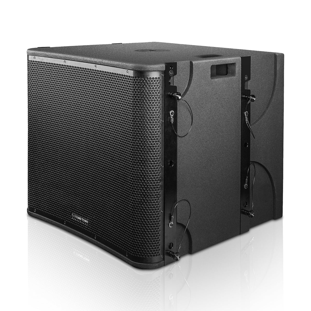 Black 18” 1600W Powered Line Array Subwoofer K1103